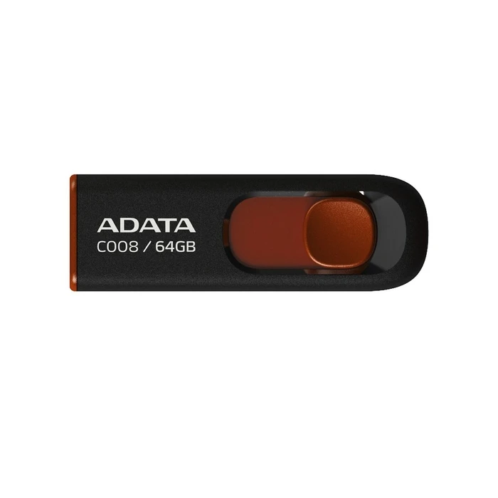 USB Flash 64GB Adata 2.0 C008 Black AC008-64G-RKD