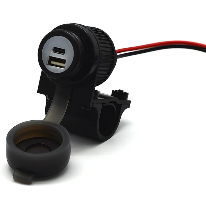 Φορτιστής Μοτοσυκλέτας Midland Motorcycle Duo USB Socket