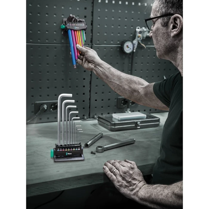 Σετ Κλειδιά Allen Wera 950/9 Hex-Plus Multicolour 3 angle wrench set