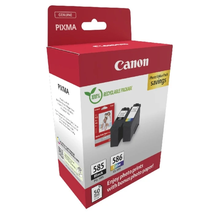 Μελάνι Canon PG-585 / CL-586 Photo Value Pack