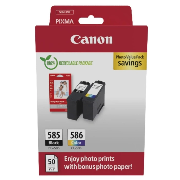 Μελάνι Canon PG-585 / CL-586 Photo Value Pack