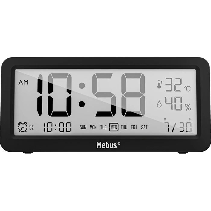 Ρολόι Ξυπνητήρι Mebus 25819 quartz digital