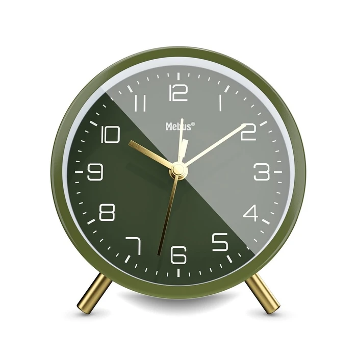 Ρολόι Ξυπνητήρι Mebus 56972 olive green/Gold quartz
