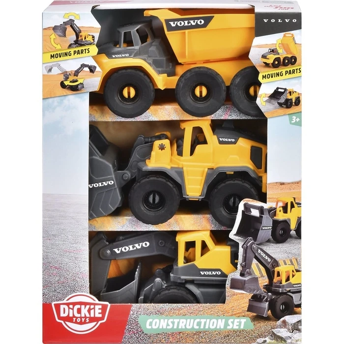 Αυτοκινητάκι Dickie Volvo Construction Set 203722015