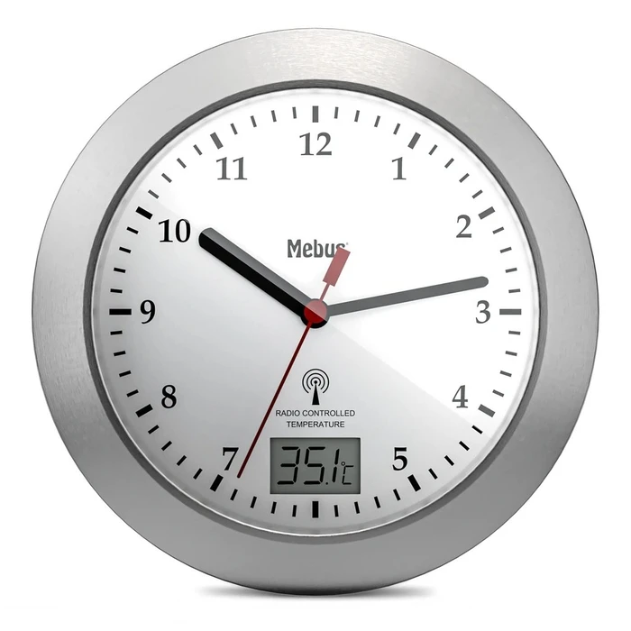 Ρολόι Τοίχου Mebus 41124 Funk bathroom