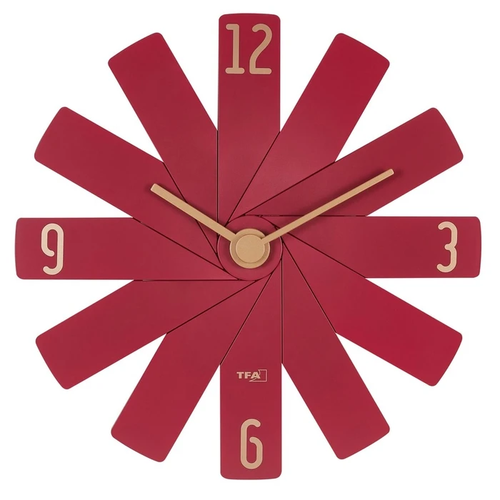 Ρολόι Τοίχου TFA Clock in the box red