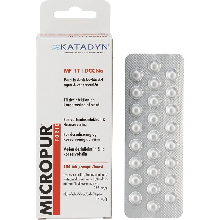 Ταμπλέτες Καθαρισμού Νερού Katadyn Micropur Forte MF 1T 100 pcs.