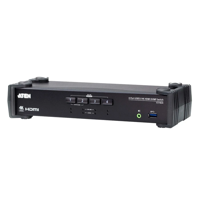 KVM Switch Aten CS1824 KVMP - KVM / audio / USB Switch - 4 ports