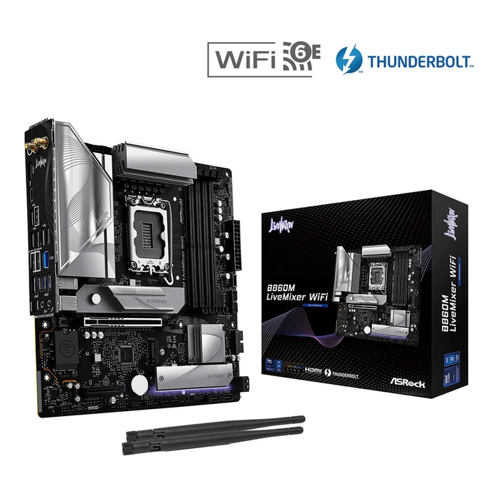 Μητρική Κάρτα ASRock Intel 1851 B860M LiveMixer WiFi