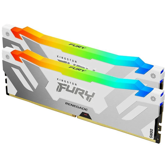 Μνήμη RAM Σταθερού DDR5 64GB Kingston FURY Renegade RGB 2 x 32GB Kit 6400 DIMM CL32