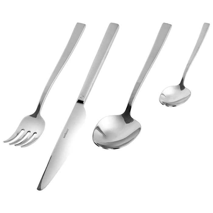 Sambonet Rock 24-piece Stainless Steel Cutlery Set - Silver (52562-81)
