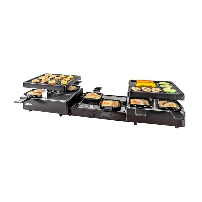 Επιτραπέζια Ηλεκτρική Ψησταριά Raclette Unold Extendable 8 ατόμων Μαύρο