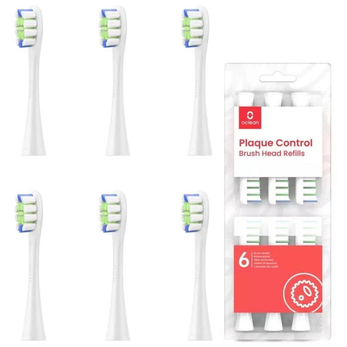Ανταλλακτικές Κεφαλές για Οδοντόβουρτσα OClean Professional Clean 6x Λευκό