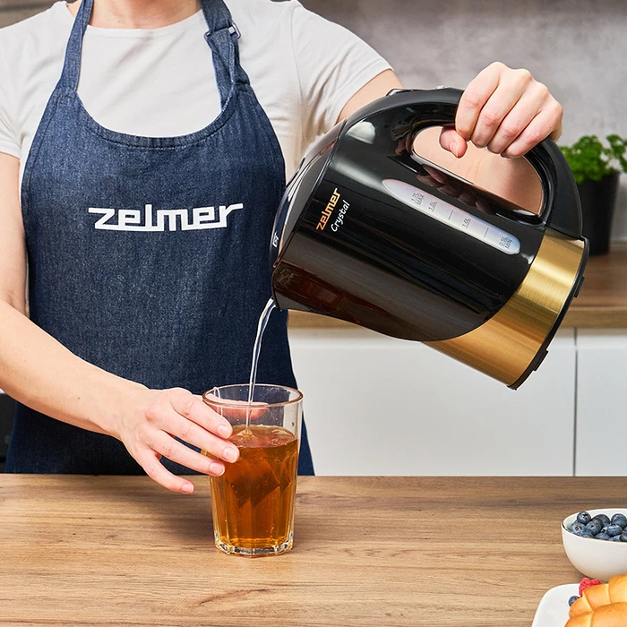 Βραστήρας Zelmer Crystal ZCK7630G Μαύρο-χρυσό