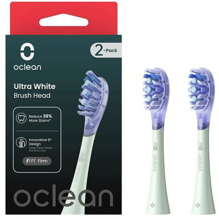 Ανταλλακτικές Κεφαλές για Οδοντόβουρτσα OClean Ultra White 2x μέντα
