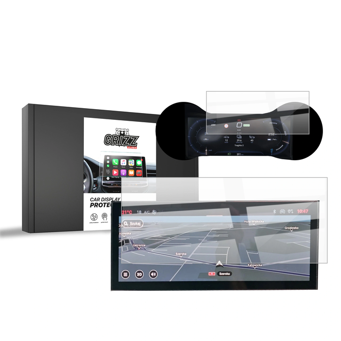 Ceramic GrizzGlass CarDisplay Protection Alfa Romeo Junior 10,25" (2024-2026) [2in1]