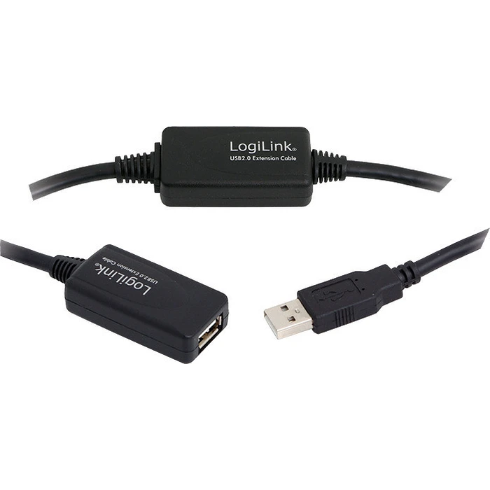 Καλώδιο USB Logilink 15.0m Μαύρο