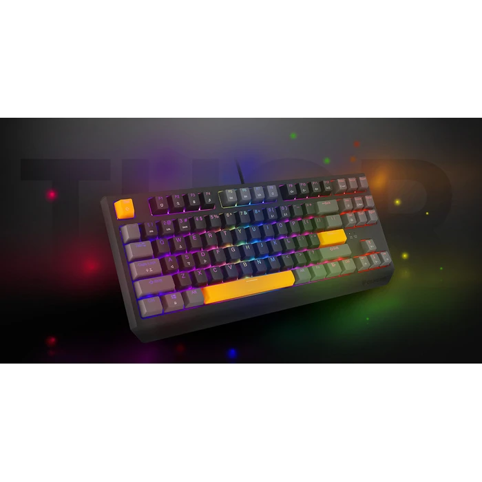 Gaming Πληκτρολόγιο Genesis Thor 230 TKL Anchor Gray Positive RGB Outemu Red
