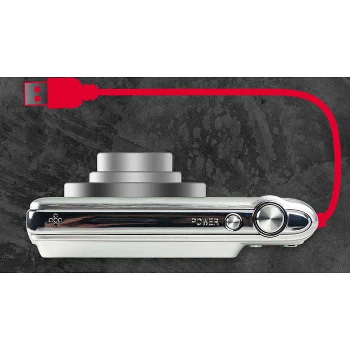 Φωτογραφική Μηχανή AgfaPhoto DC8200 Ασημί + θήκη + κάρτα SD 16GB