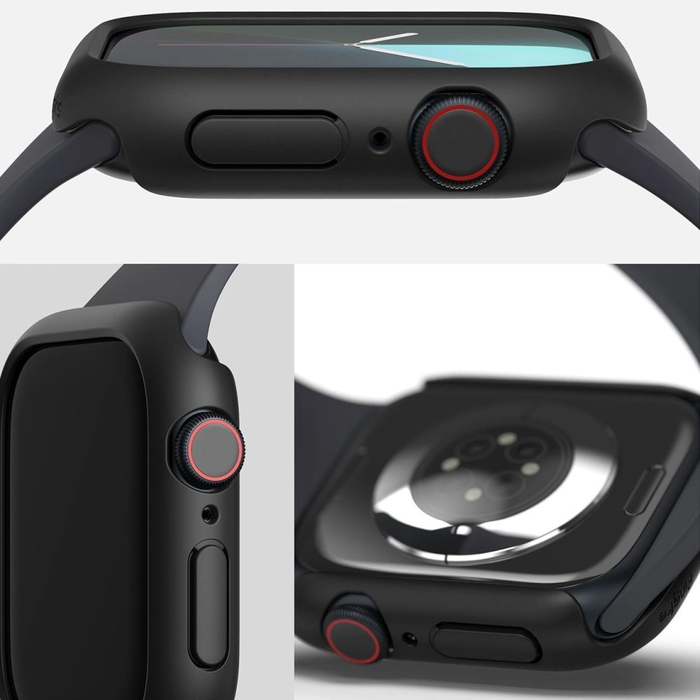 Ringke Slim Apple Watch 10 / 11 46mm Clear & Matte Black [2 PACK]