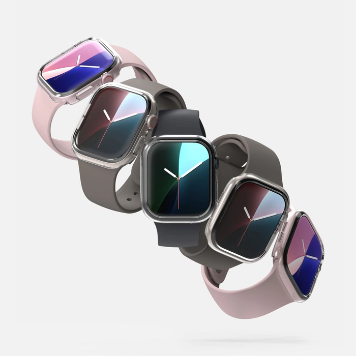 Ringke Slim Apple Watch 10 / 11 46mm Clear & Matte Black [2 PACK]