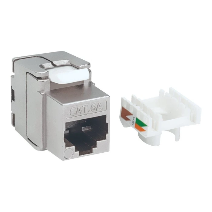 Keystone Intellinet Cat6a modular socket FTP Jack tool-free