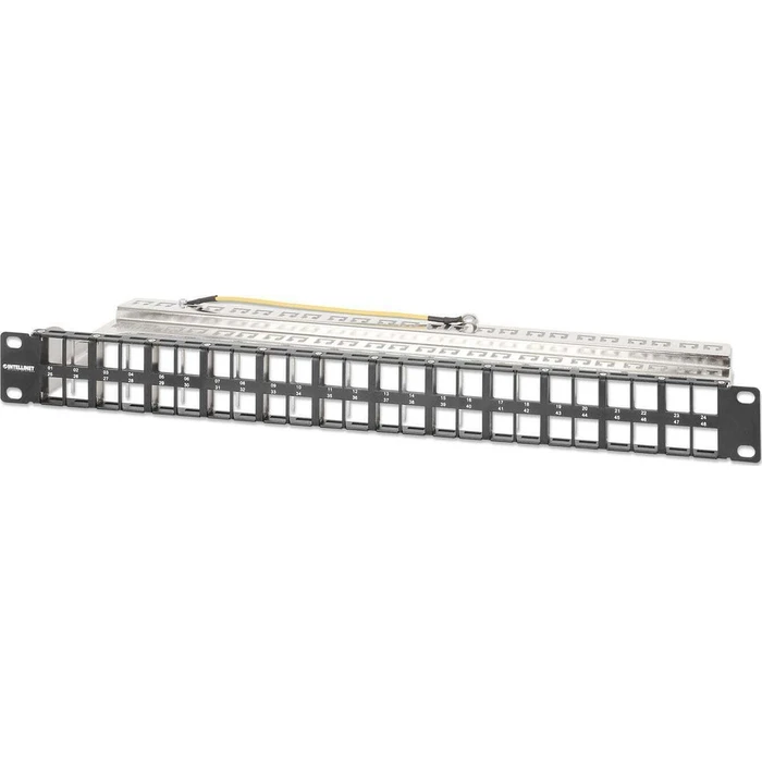 Patch Panel Intellinet 48-Port Patch Panel shielded and unpopulated 1 HE