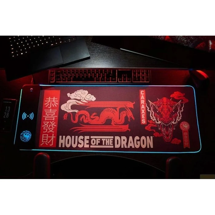 Mousepad Numskull House of Dragons + wireless Charge 30x80cm