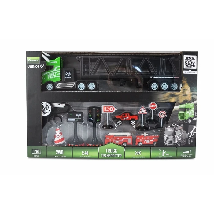 Τηλεκατευθυνόμενο Amewi RC Baustelle Autotransporter Ni-Mh battery 300mAh/8+