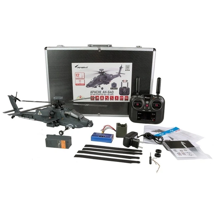 Τηλεκατευθυνόμενο Ελικόπτερο Amewi Apache AH-64D CP 6G/3D GPS RTF