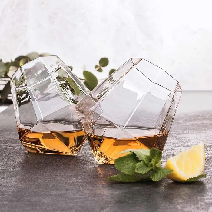 Ποτήρια Mad Monkey - Whiskey "Diamond" (set of 2) transparent
