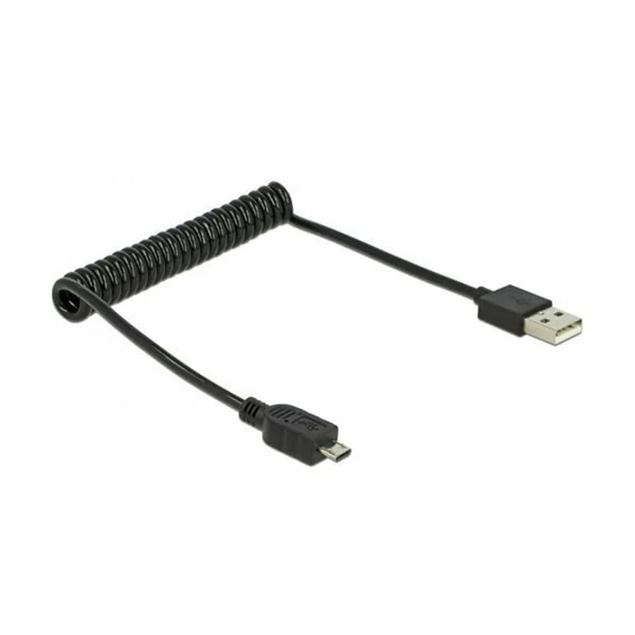 Καλώδιο USB Delock A -> Micro-B M/M 0.20m-0.60cm Spiral