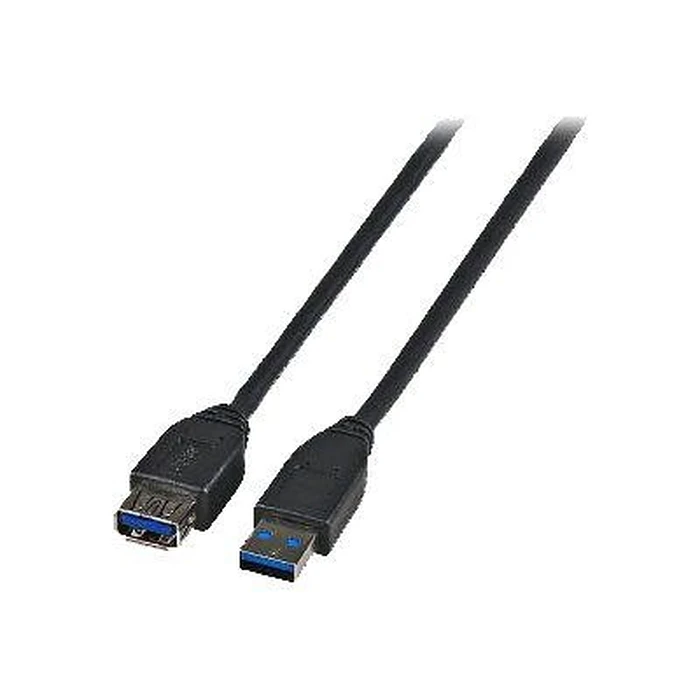 Καλώδιο USB EFB USB3.0 extension A-A,M/F,3m,Black,Premium