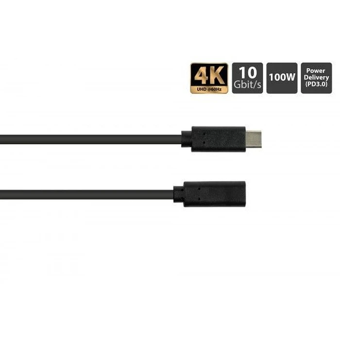 Καλώδιο USB Goodconnections USB 3.2 Gen.2 extension USB-C M.-F. 1m