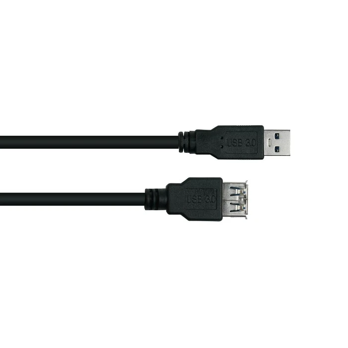 Καλώδιο USB Kabelmeister USB3.0 extension A M.-A F. UL Black 1m