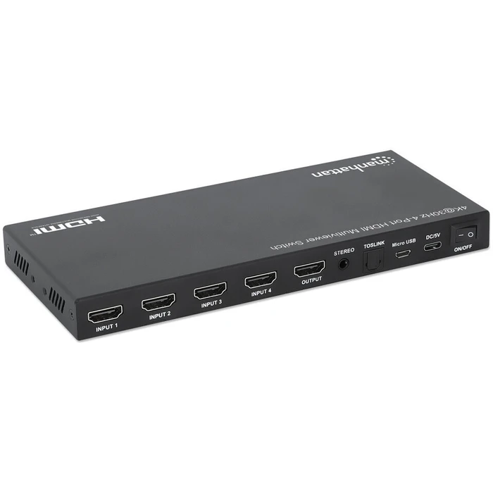 HDMI Switch Manhattan 4K 30Hz 4-Port HDMI Multiviewer