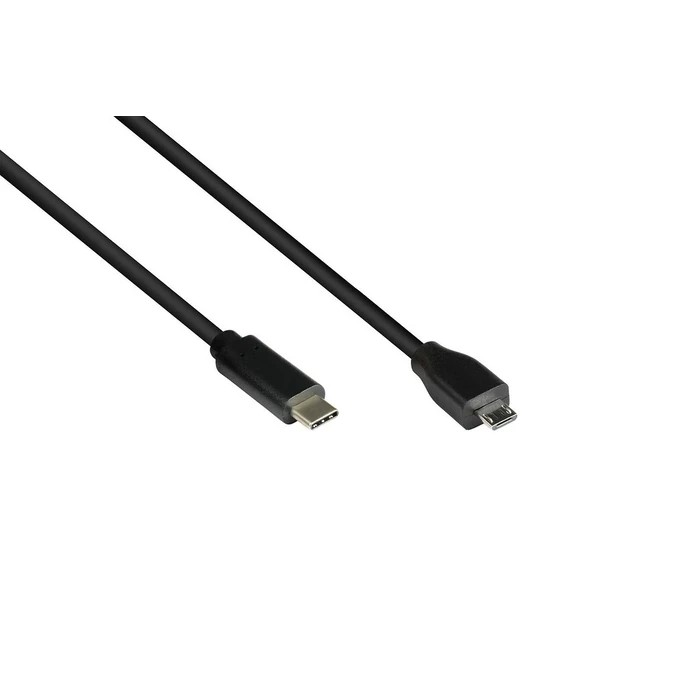 Καλώδιο USB Goodconnections USB2.0 Micro B-C schw. 3m