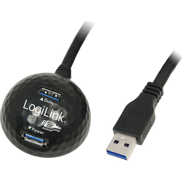 USB Hub Logilink A -> A M/F 1.50m ext. sw with stand
