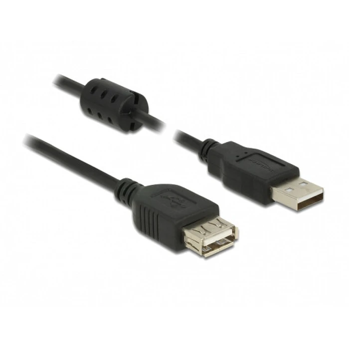 Καλώδιο USB Delock USB Verl. A -> A M/F 3.00m Black