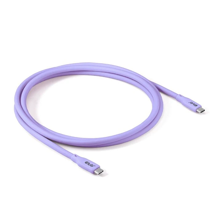 Καλώδιο USB Club 3D Lifestyle USB-C PD 240W,20Gbps 2m lila M/M retail