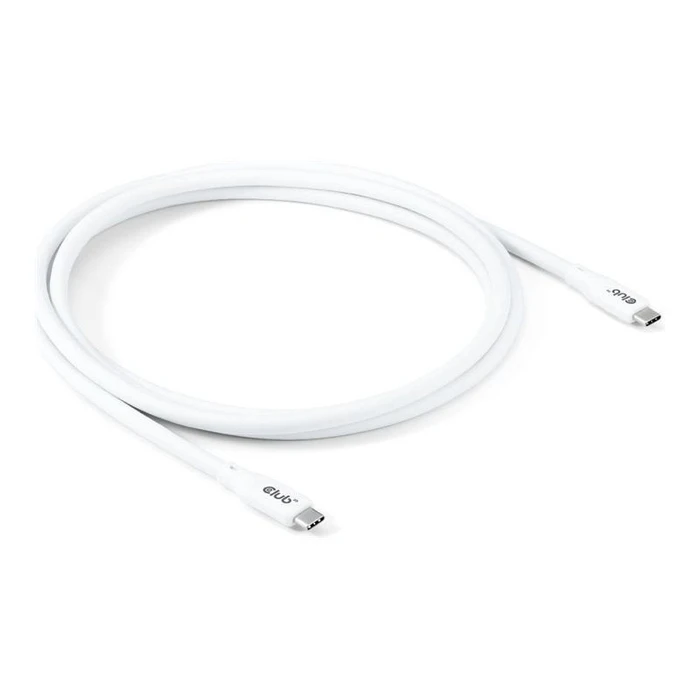 Καλώδιο USB Club 3D Lifestyle USB-C PD 240W,20Gbps 2m White M/M retail