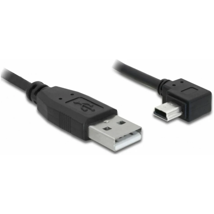 Καλώδιο USB Delock A -> Mini-B M/M 0.50m 90°