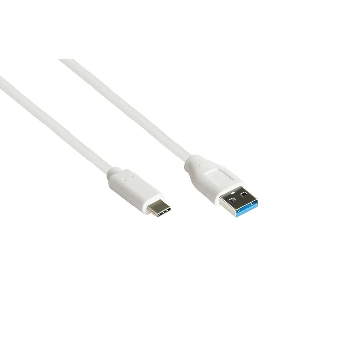 Καλώδιο USB Goodconnections USB 3.2 Gen.2 A-USB-C White 0,5m