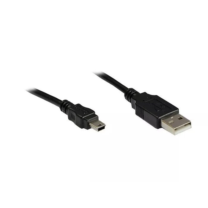 Καλώδιο USB Goodconnections USB2.0 A-Mini B5pol. schw. 3m