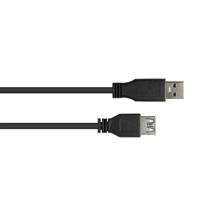 Καλώδιο USB Goodconnections USB3.0 A-M.-A-F. Black 1m