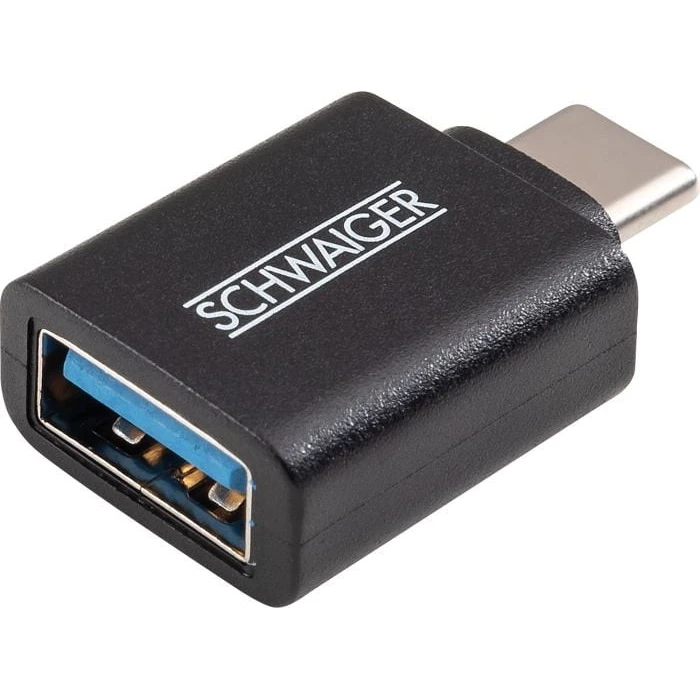 Αντάπτορας USB Schwaiger USB USB3.1C->USB3.0A Black