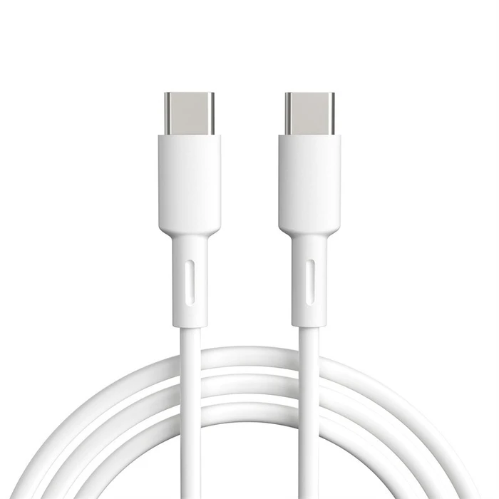 Καλώδιο USB Techly USB 2.0 Type-C M/M White 1m