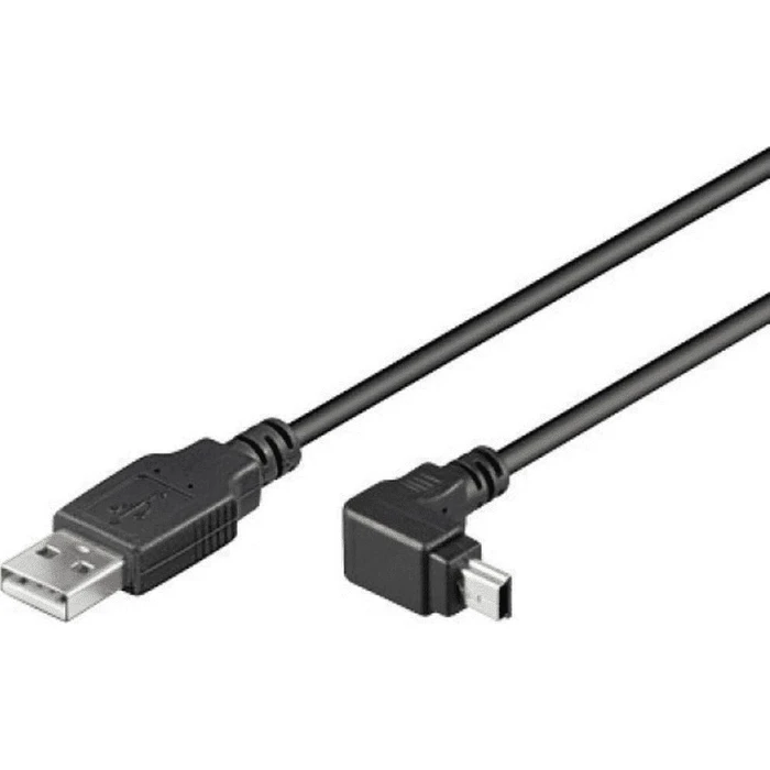 Αντάπτορας USB Techly USB 2.0 Kabel, A-male to Mini-B-male, 1.8m, sw