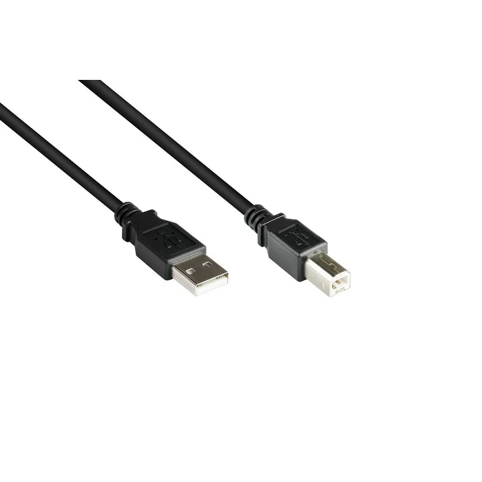 Καλώδιο USB Goodconnections USB2.0 A-B schw. 0,5m