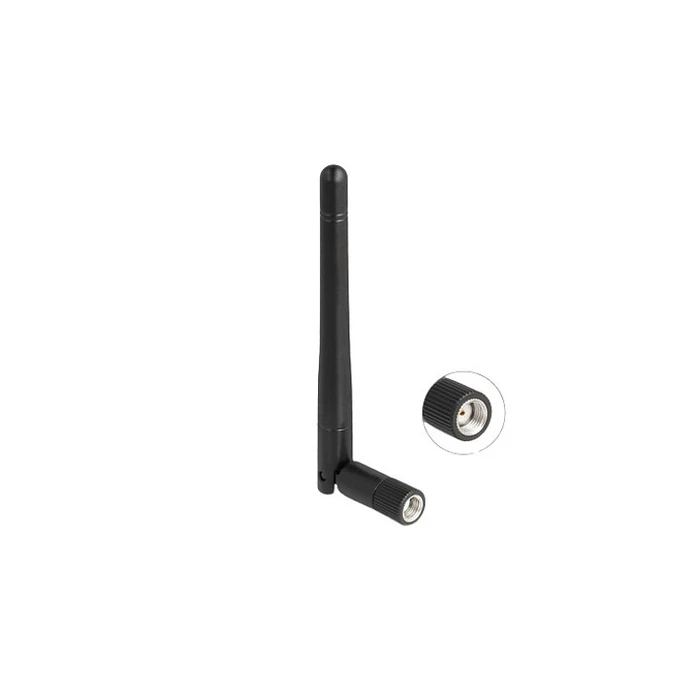 Κεραία WiFi Delock WL RP-SMA 2dBi Kippjoints Black